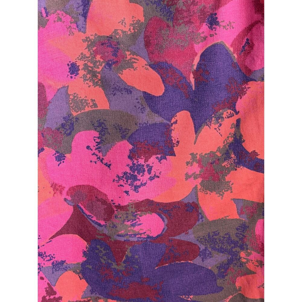Sundance Floral Print High Rise Bermuda Shorts Pink Multi Women's Size 16 NWT - Picture 4 of 7